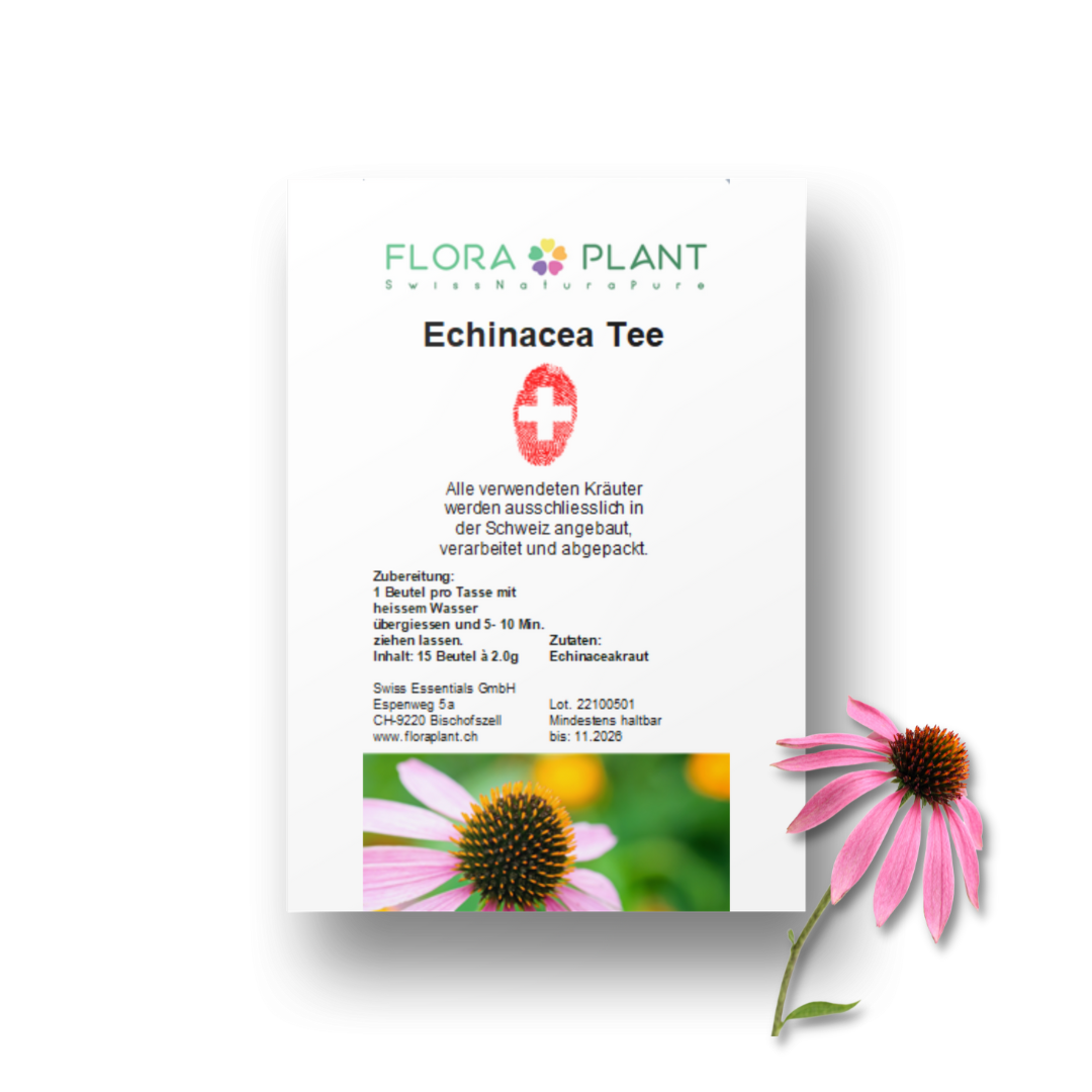 Echinacea Tee in Verpackung
