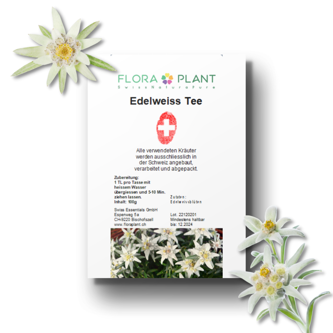 Edelweiss Tee in Verpackung