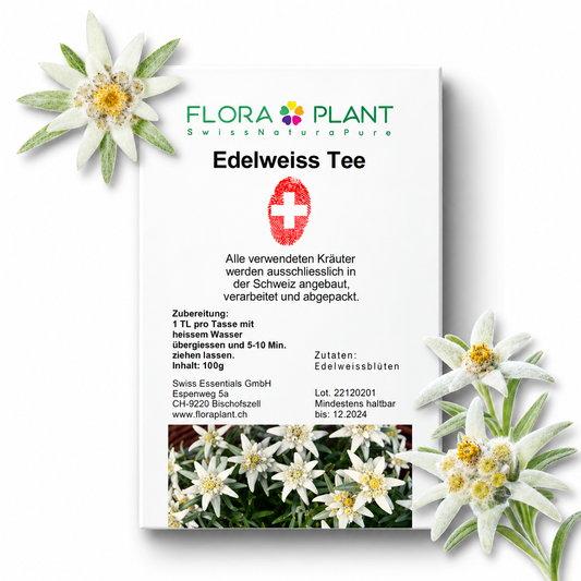 FLORAPLANT Edelweiss Tee offen, 100 g loser Tee