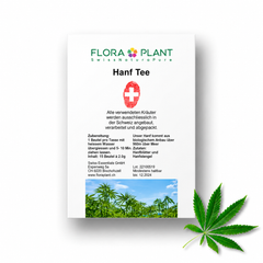 FLORAPLANT – Tisana alla canapa in bustine, confezione da 15 bustine