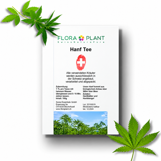 FLORAPLANT Hanf Tee offen, 100 g loser Tee