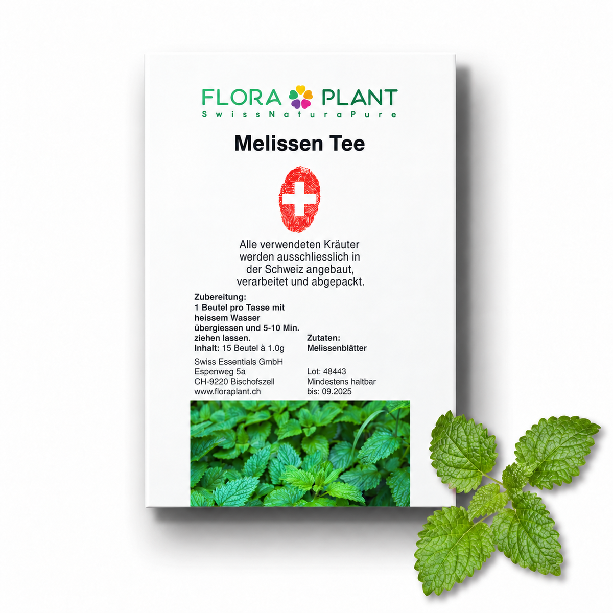 FLORAPLANT – Tisana alla melissa in bustine, confezione da 15 bustine
