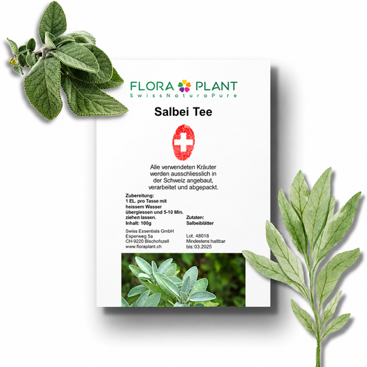 FLORAPLANT Salbei Tee offen, 100 g loser Tee